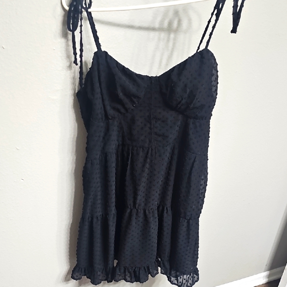 Wild Fable Black Textured Garment